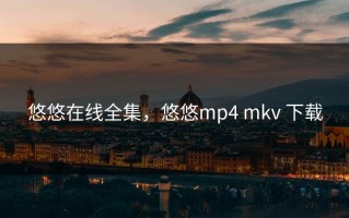 悠悠在线全集，悠悠mp4 mkv 下载